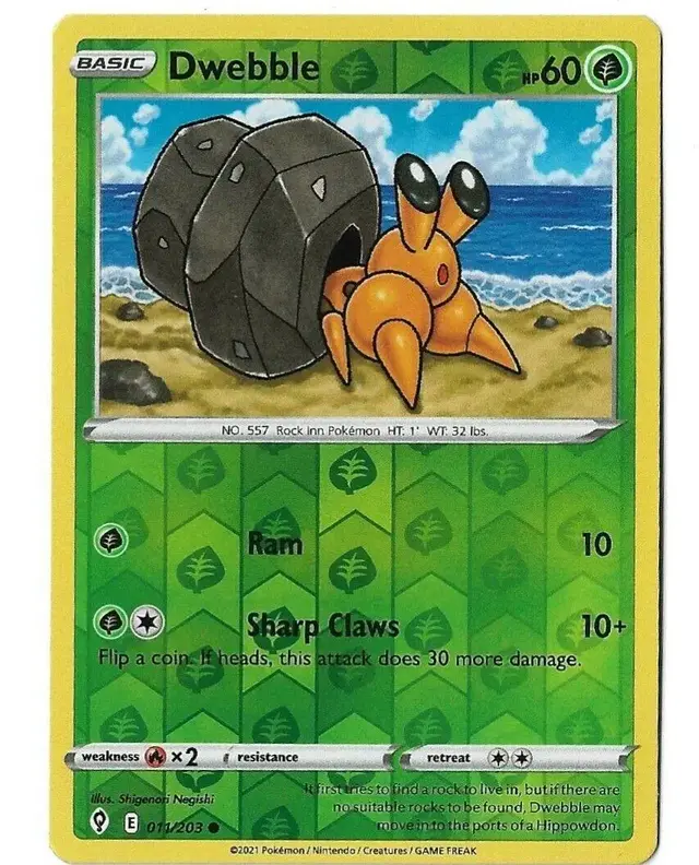 Dwebble [Reverse Holo] - Pokemon Evolving Skies #11