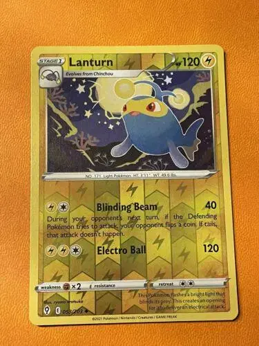Lanturn [Reverse Holo] - Pokemon Evolving Skies #53