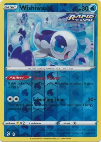 Wishiwashi [Reverse Holo] - Pokemon Evolving Skies #46