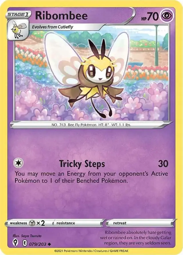 Ribombee - Pokemon Evolving Skies #79