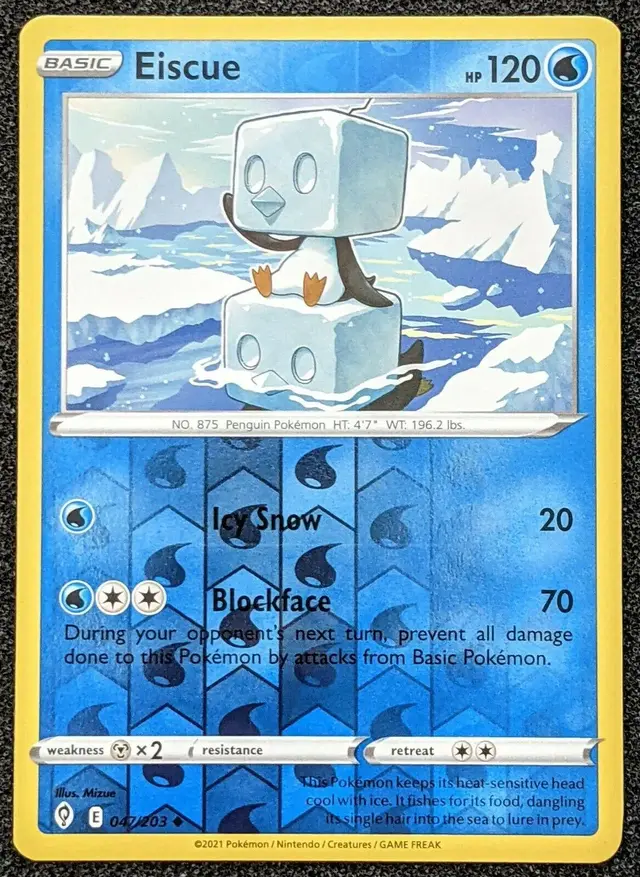 Eiscue [Reverse Holo] - Pokemon Evolving Skies #47