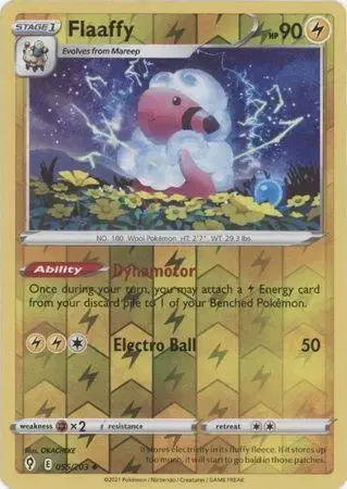 Flaaffy [Reverse Holo] - Pokemon Evolving Skies #55
