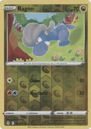 Bagon [Reverse Holo] - Pokemon Evolving Skies #107