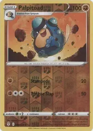 Palpitoad [Reverse Holo] - Pokemon Evolving Skies #89