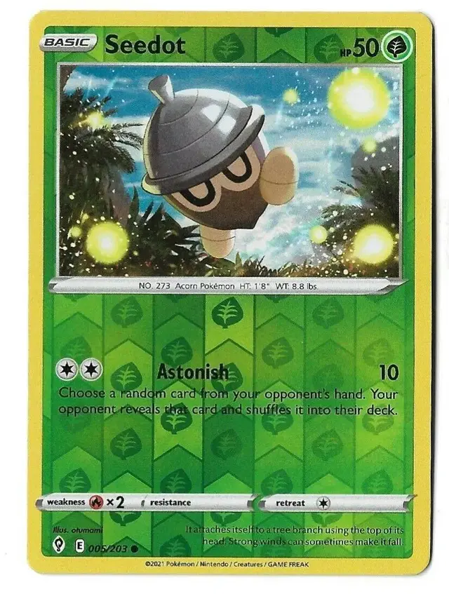 Seedot [Reverse Holo] - Pokemon Evolving Skies #5