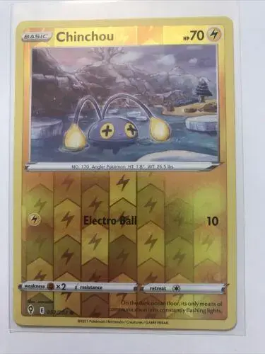 Chinchou [Reverse Holo] - Pokemon Evolving Skies #52