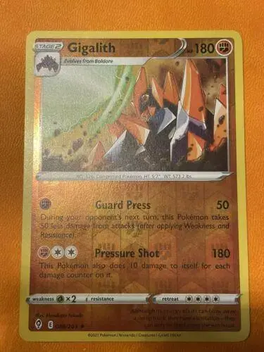 Gigalith [Reverse Holo] - Pokemon Evolving Skies #88
