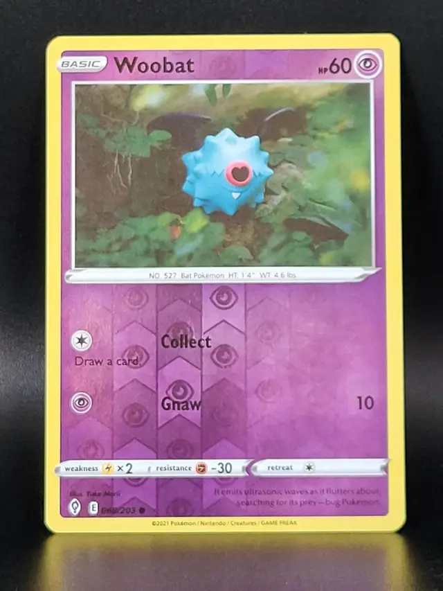 Woobat [Reverse Holo] - Pokemon Evolving Skies #68