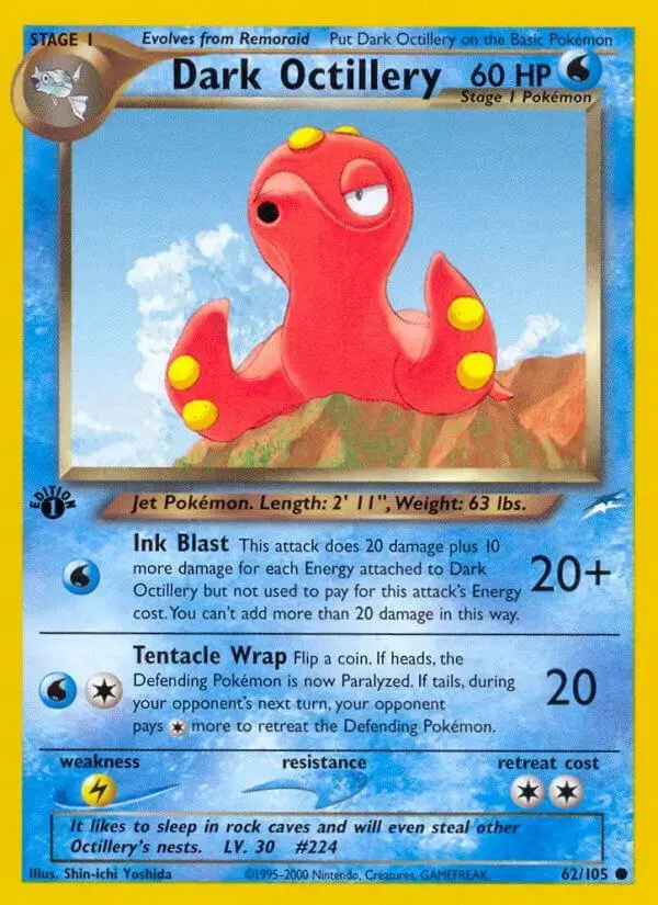 Dark Octillery [1st Edition] - Pokemon Neo Destiny #62