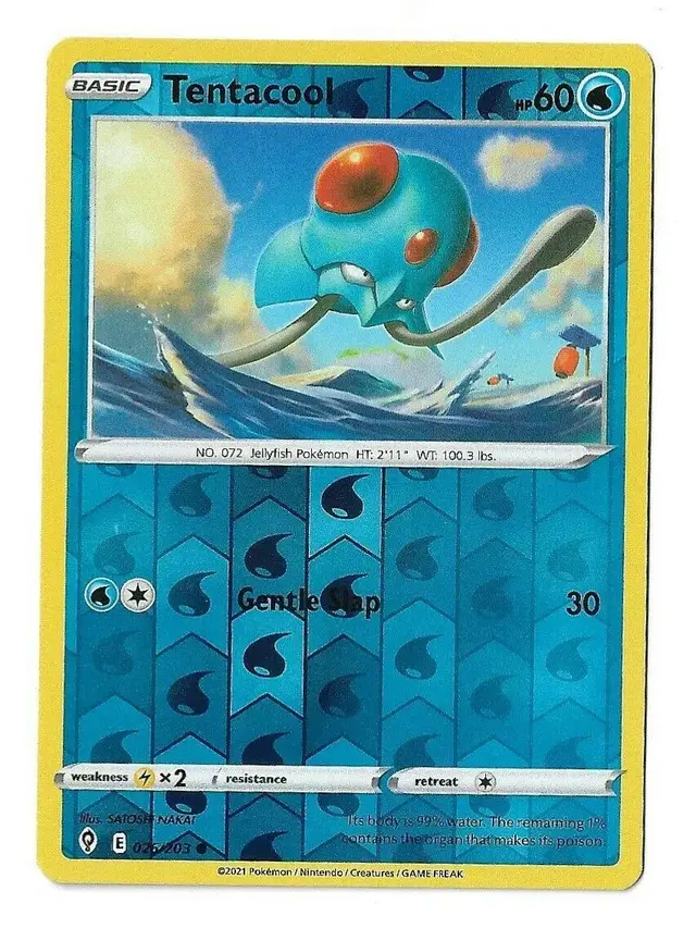Tentacool [Reverse Holo] - Pokemon Evolving Skies #26