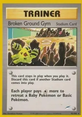 Broken Ground Gym - Pokemon Neo Destiny #92