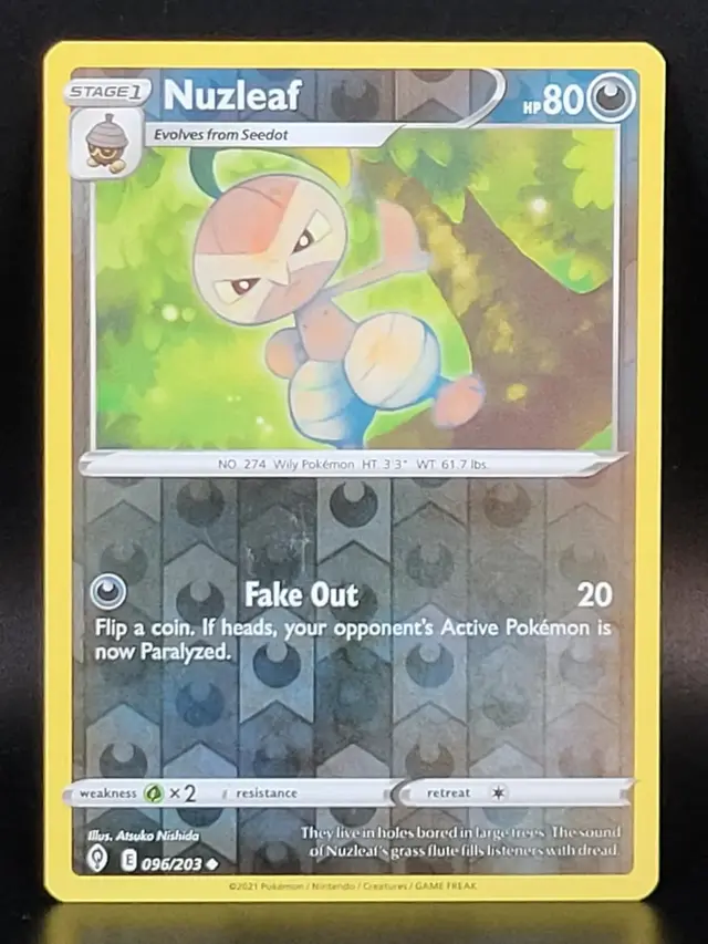 Nuzleaf [Reverse Holo] - Pokemon Evolving Skies #96