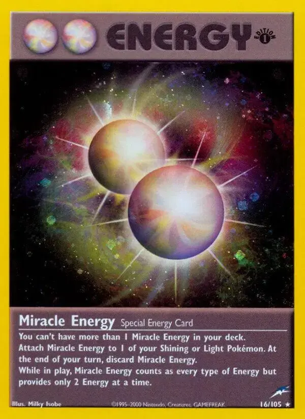 Miracle Energy [1st Edition] - Pokemon Neo Destiny #16