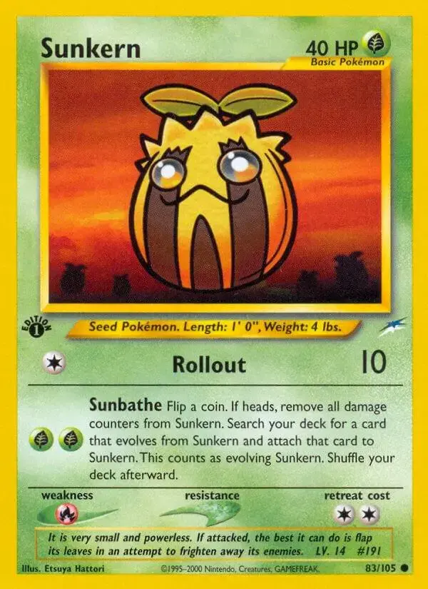 Sunkern [1st Edition] - Pokemon Neo Destiny #83