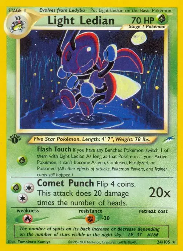 Light Ledian [1st Edition] - Pokemon Neo Destiny #24