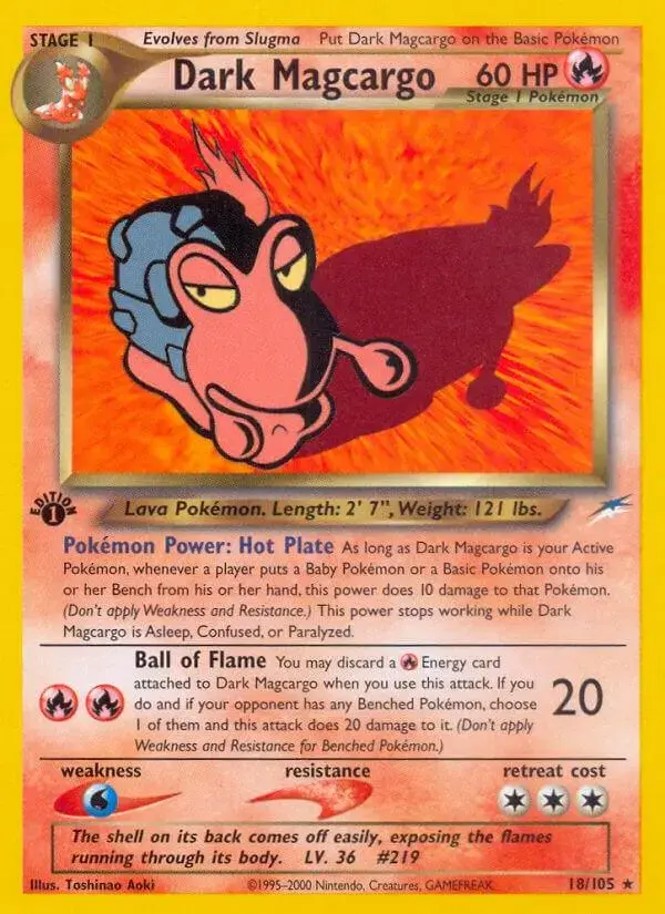 Dark Magcargo [1st Edition] - Pokemon Neo Destiny #18
