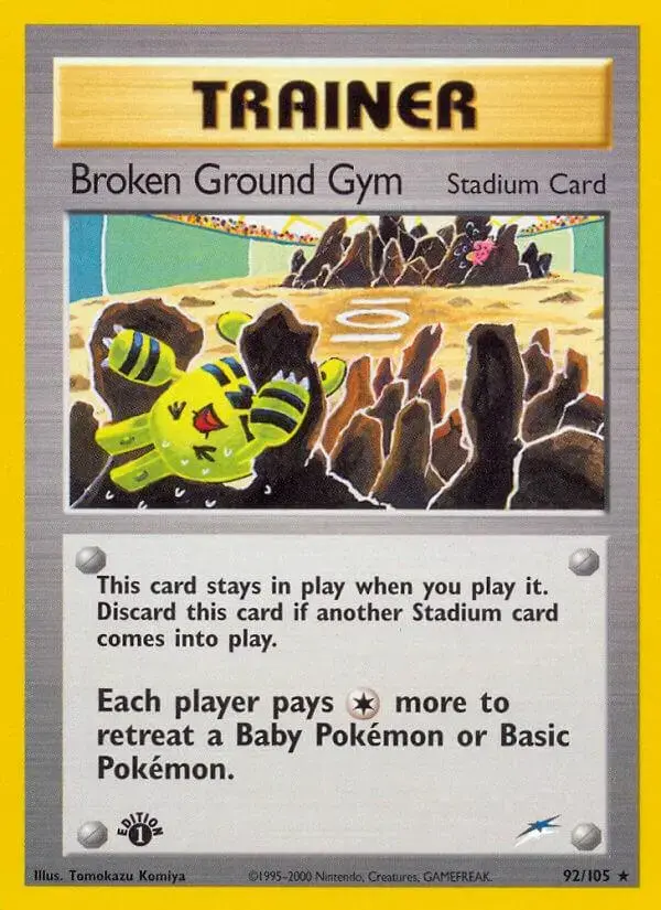 Broken Ground Gym [1st Edition] - Pokemon Neo Destiny #92