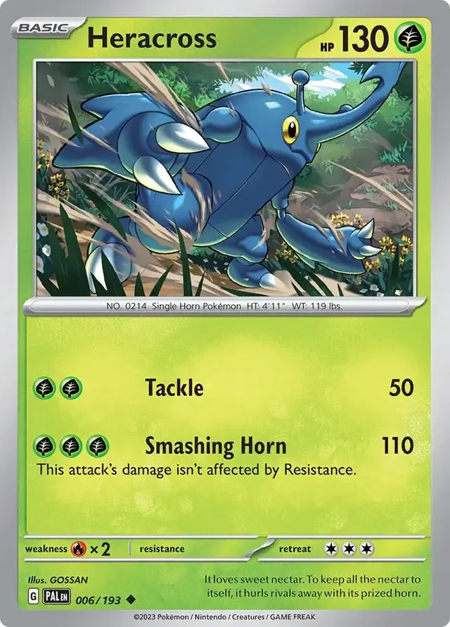 Heracross - Pokemon Paldea Evolved #6