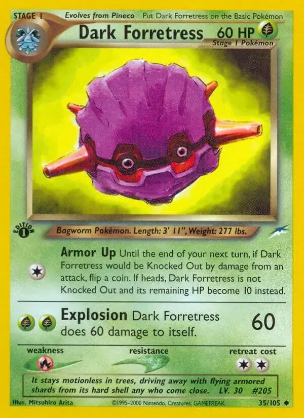 Dark Forretress [1st Edition] - Pokemon Neo Destiny #35