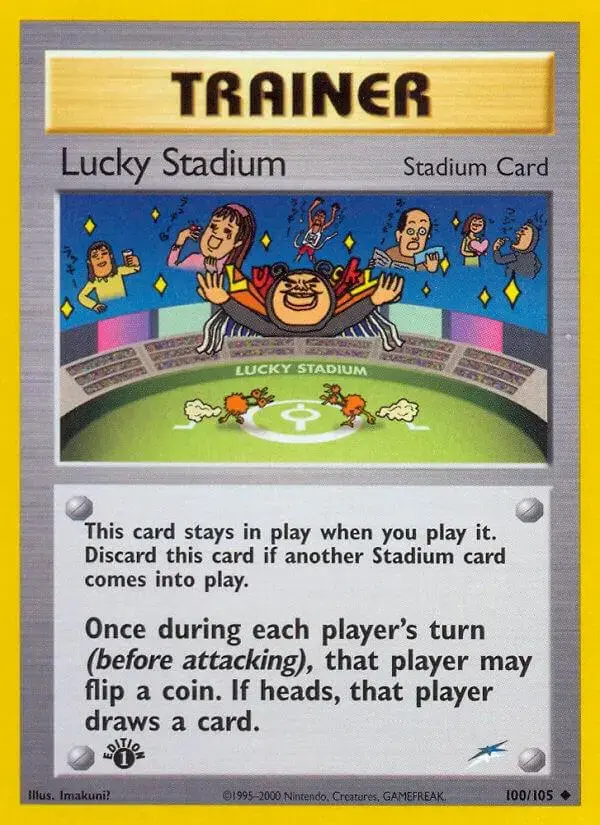 Lucky Stadium [1st Edition] - Pokemon Neo Destiny #100