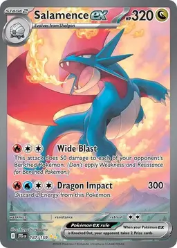 Salamence ex #187 - Pokemon Journey Together