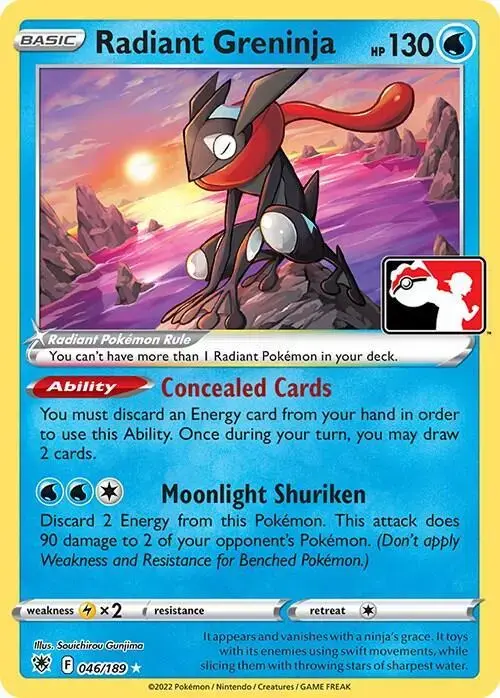Radiant Greninja [Prize Pack] - Pokemon Prize Pack Series #46