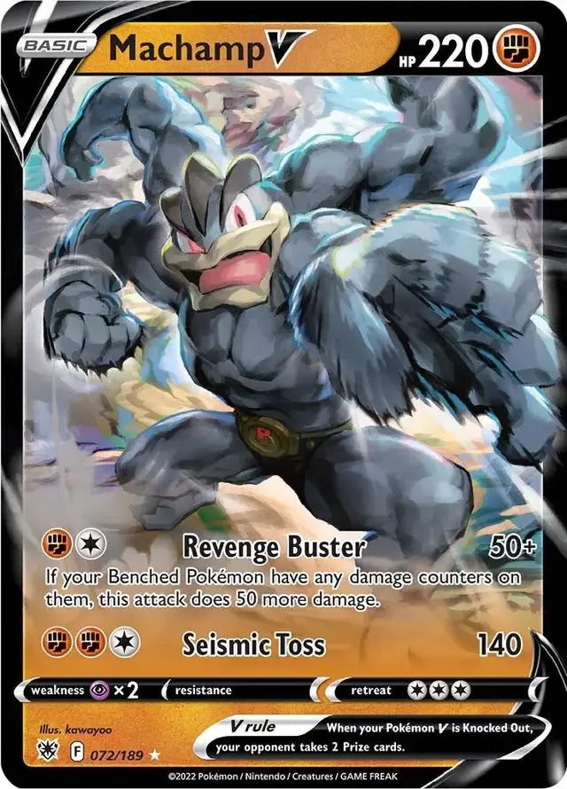 Machamp V - Pokemon Astral Radiance #72