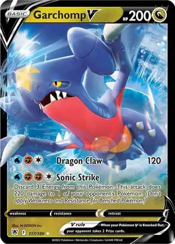 Garchomp V 117 - Pokemon Astral Radiance