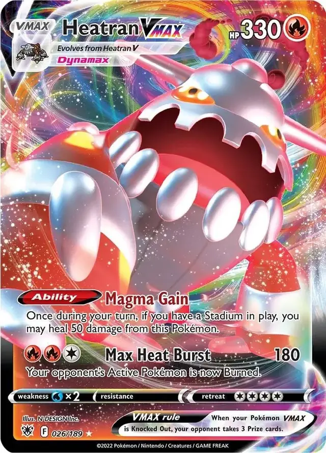 Heatran VMAX - Pokemon Astral Radiance #26