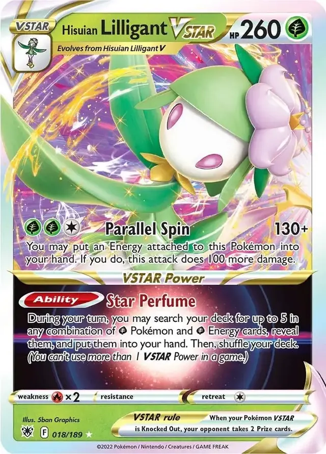 Hisuian Lilligant VSTAR - Pokemon Astral Radiance #18