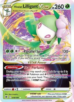 Hisuian Lilligant VSTAR 18 - Pokemon Astral Radiance