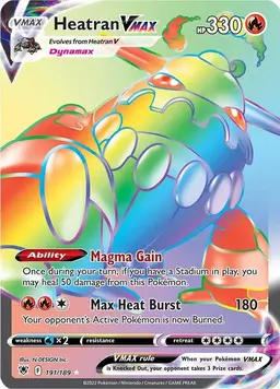 Heatran VMAX 191 - Pokemon Astral Radiance