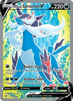 Hisuian Samurott V 176 - Pokemon Astral Radiance
