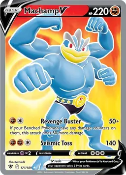 Machamp V 171 - Pokemon Astral Radiance