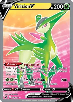 Virizion V 164 - Pokemon Astral Radiance