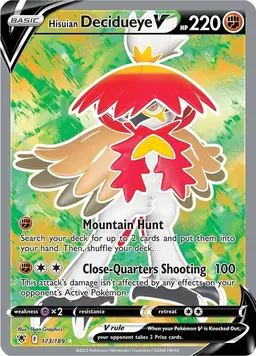 Hisuian Decidueye V 173 - Pokemon Astral Radiance