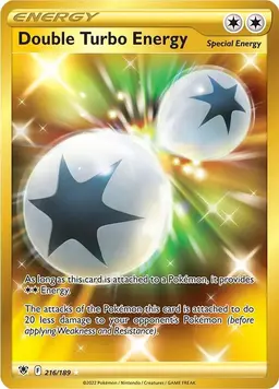 Double Turbo Energy 216 - Pokemon Astral Radiance