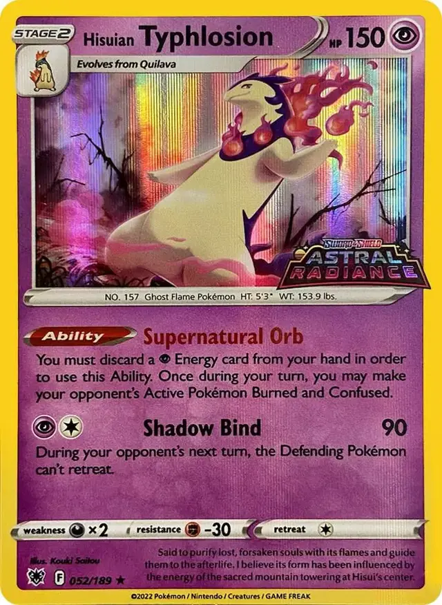 Hisuian Typhlosion [Gamestop Promo] - Pokemon Astral Radiance #52