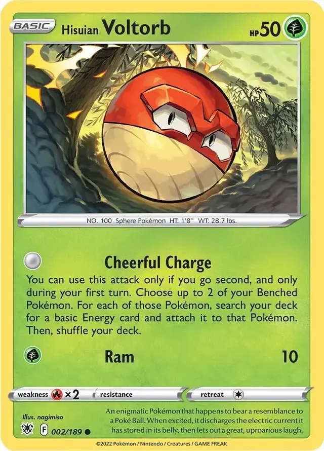 Hisuian Voltorb - Pokemon Astral Radiance #2