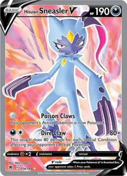 Hisuian Sneasler V 174 - Pokemon Astral Radiance