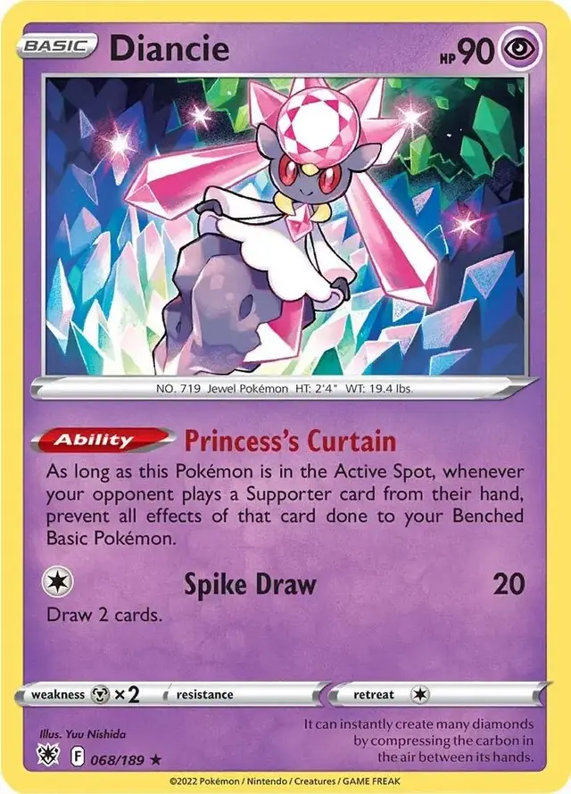 Diancie - Pokemon Astral Radiance #68