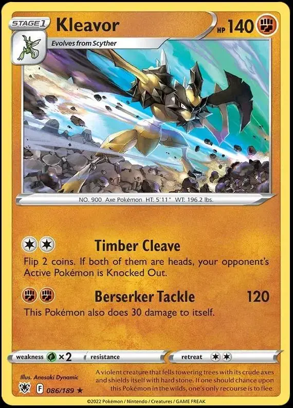 Kleavor [Holo] - Pokemon Astral Radiance #86