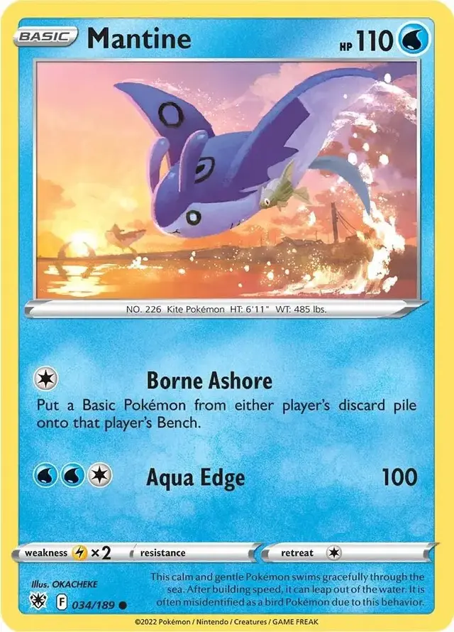 Mantine - Pokemon Astral Radiance #34