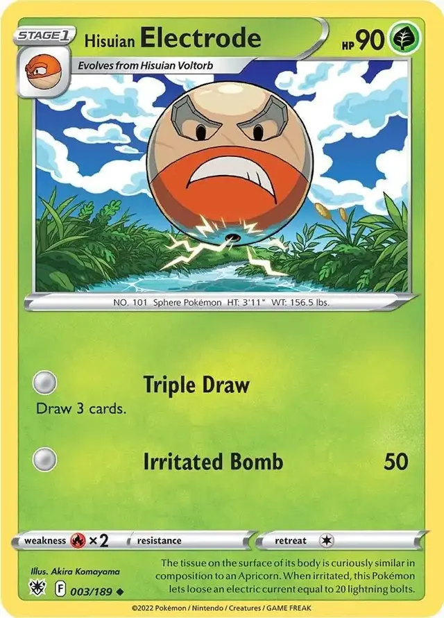 Hisuian Electrode - Pokemon Astral Radiance #3
