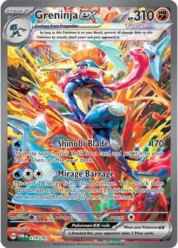 Greninja ex #214 - Pokemon Twilight Masquerade
