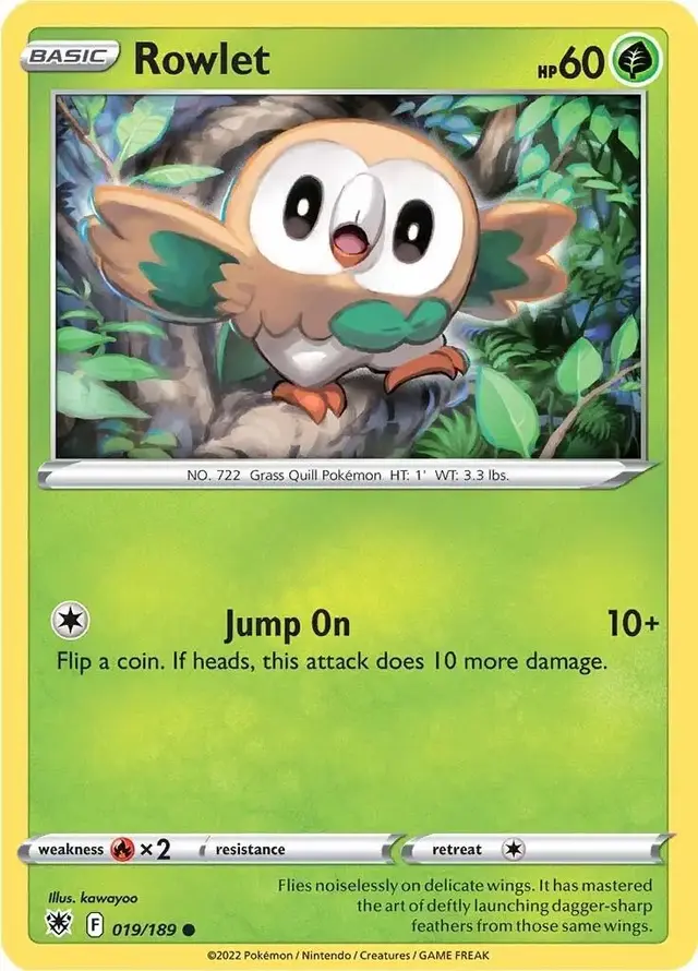 Rowlet - Pokemon Astral Radiance #19