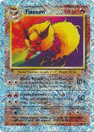 Flareon [Reverse Holo] - Pokemon Legendary Collection #10