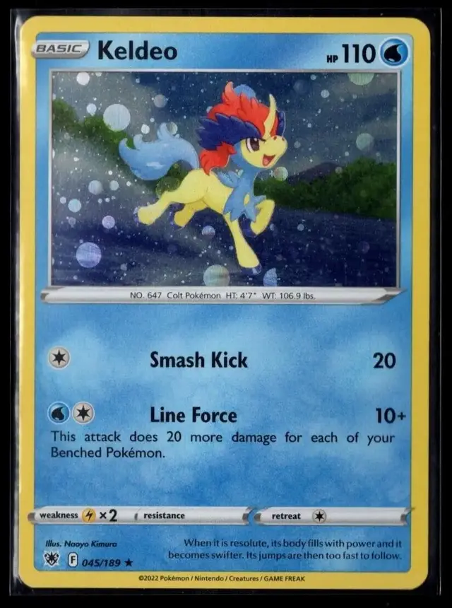 Keldeo [Cosmos Holo] - Pokemon Astral Radiance #45