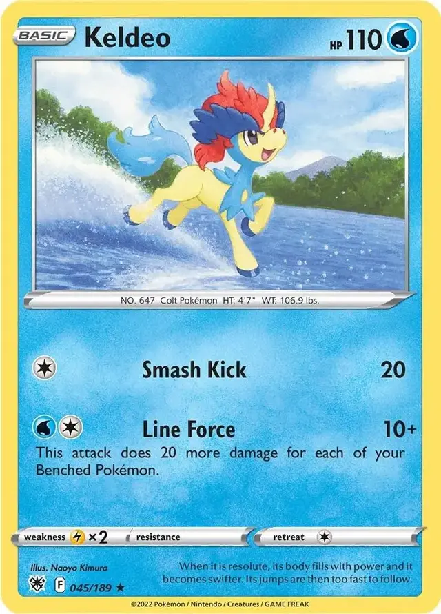 Keldeo - Pokemon Astral Radiance #45