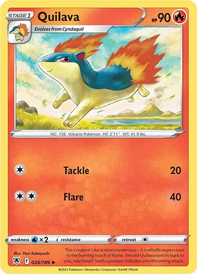 Quilava - Pokemon Astral Radiance #24